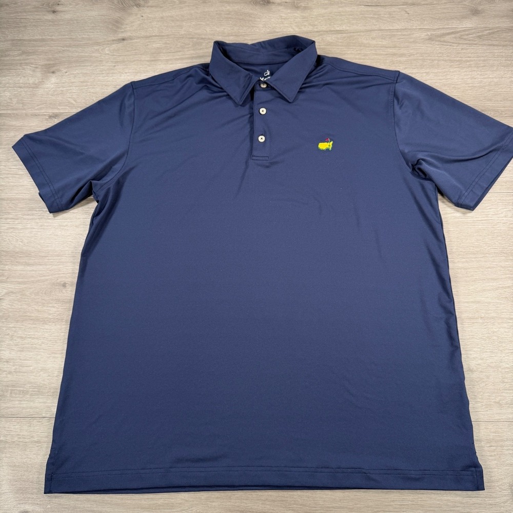 Masters Tech Mens Golf Polo Short Sleeve Performance Stretch Shirt Sz XL